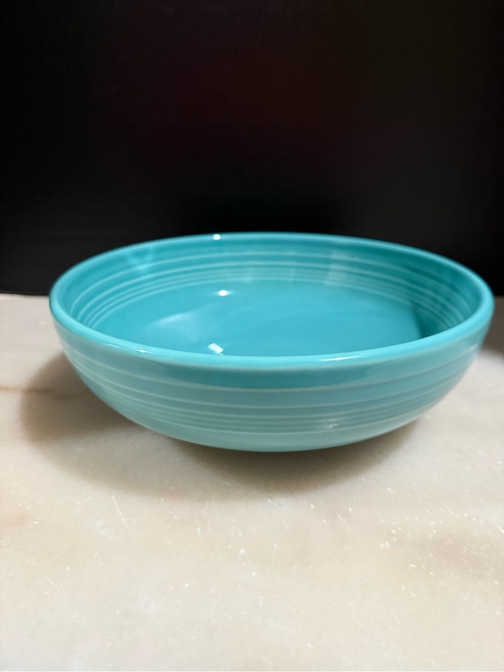 FIESTA Large 9” bistro Bowl turquoise blue
